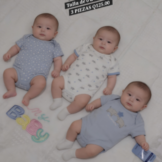 Trajecito beba unicornio rosado (3 a 6 meses)